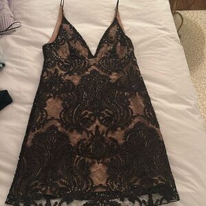 Free people mini sequin dress
